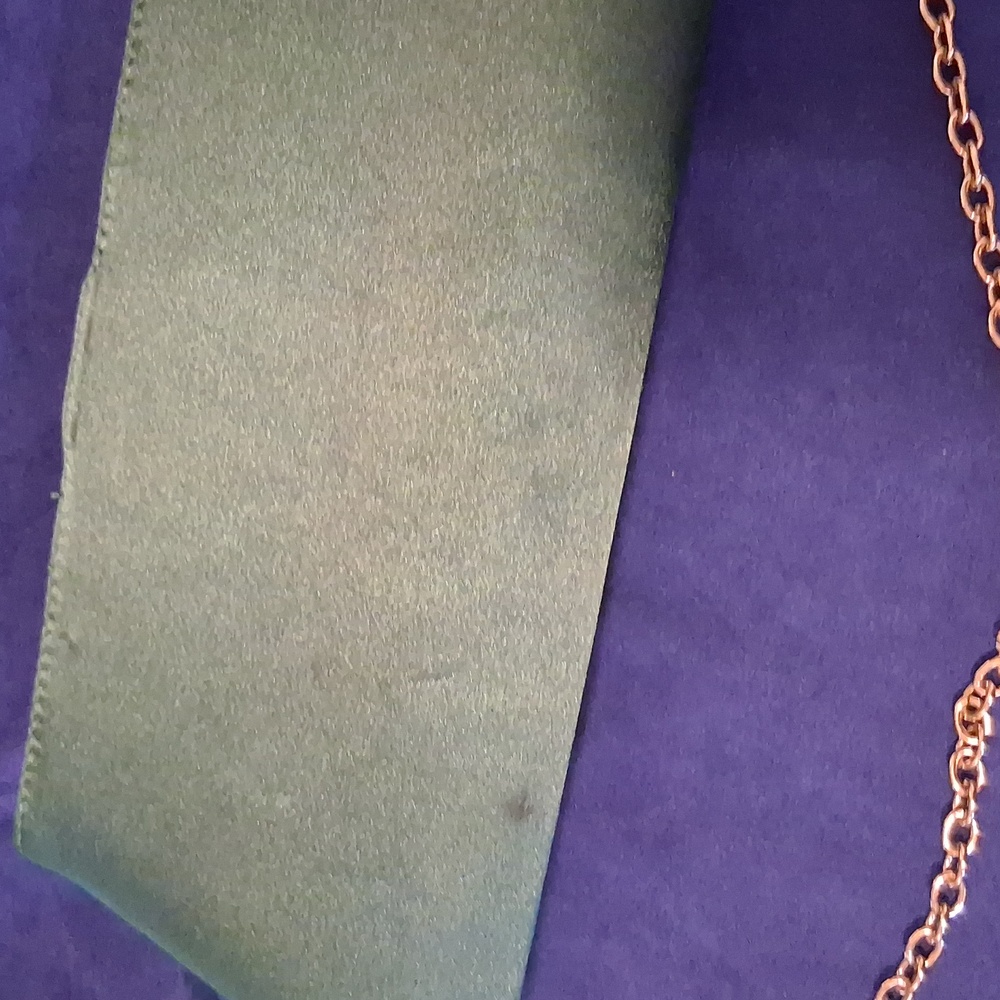 Bundle Of Green Clutch Bag/ Earrings - Picture 7 of 11